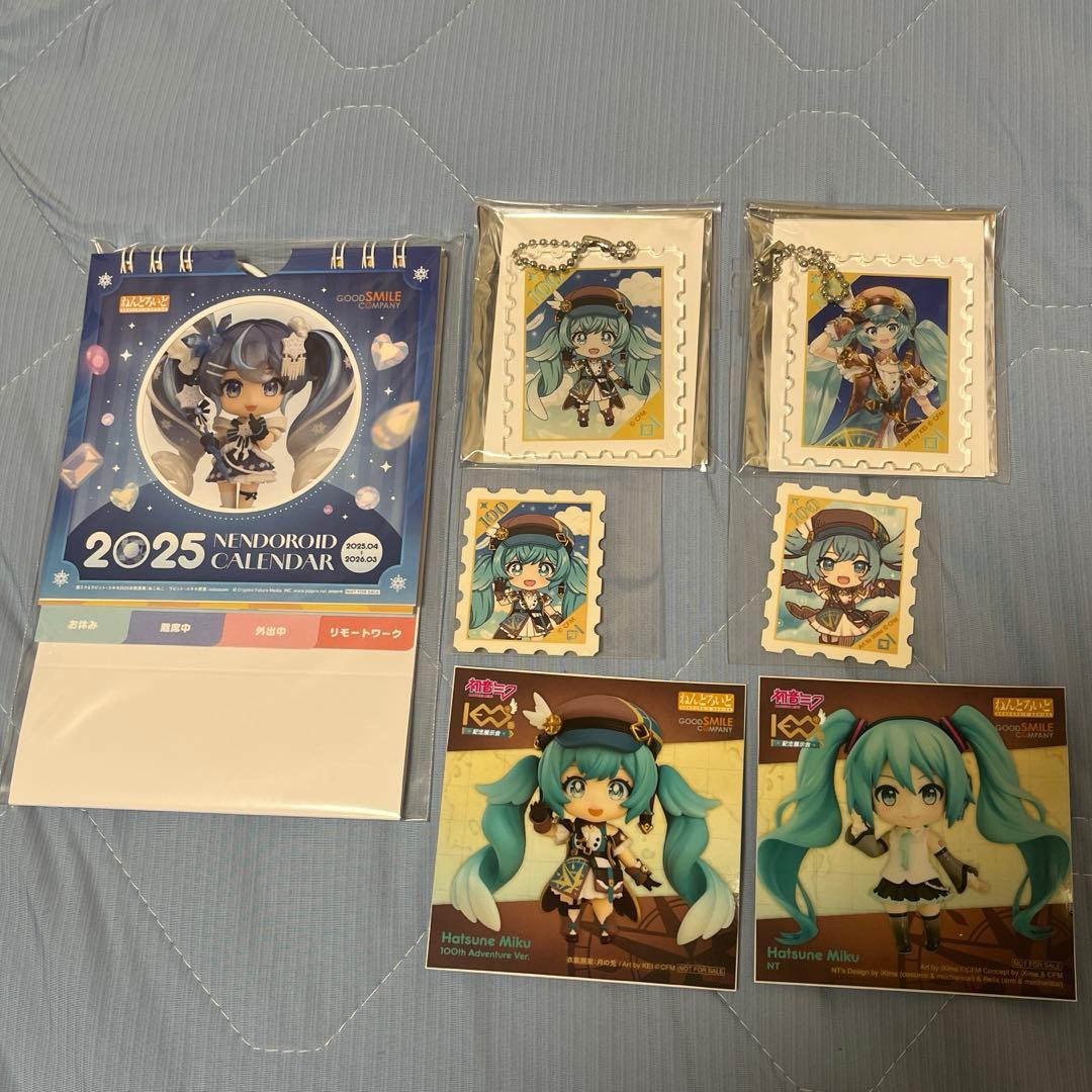 Used Hatsune Miku Nendoroid 100th Commemorative Exhibition KEI iXima Ackey Sticker