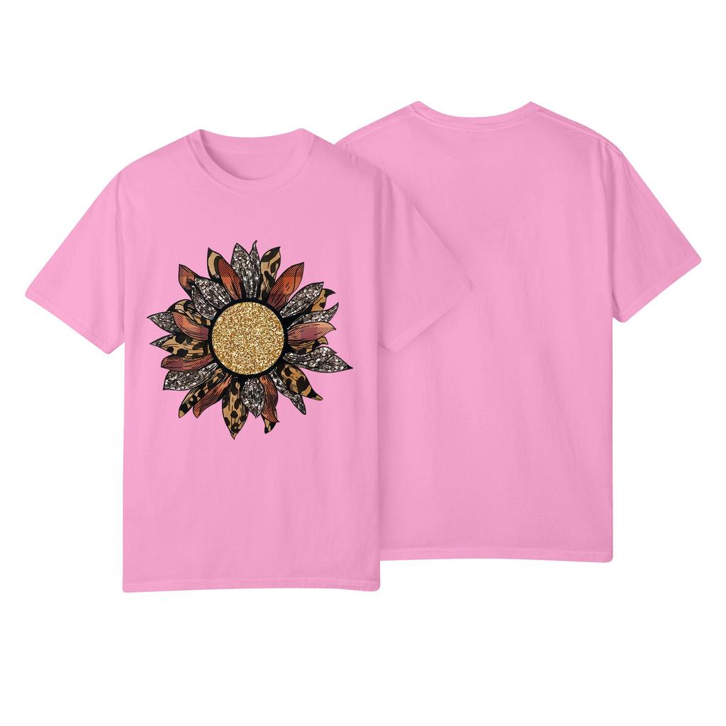 Unisex Casual Fashion Print Crewneck Loose T-shirt