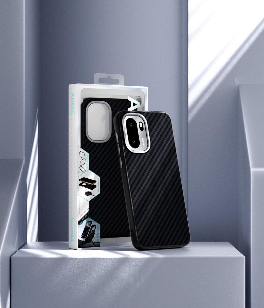 OnePlus Ace6 Magnetische Zachte Beschermhoes van Koolstofvezel