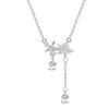 FY-0546 Lily of the Valley Necklace for Women S925 Sterling Silver Popular Luxury Tassel Choker Collarbone Chain