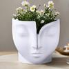 Heat Resistant Face Planter Mold Flexible Flower Pot Mold Unique Silicone Candy Mold  Craft Making