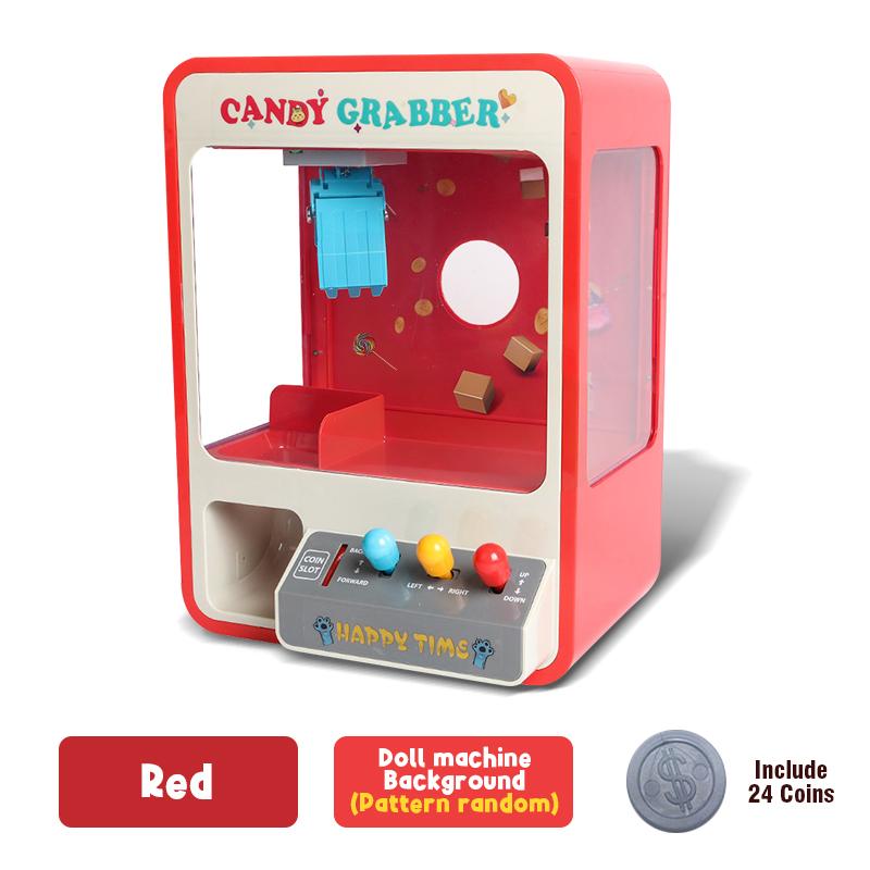 Children'S Candy Claw Machine Kids Toys Doll Machine Arcade Claw Machine Retro Carnival Music Coin Operated Game Birthday Gifts