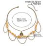 Retro Moon Sun Star Pendant Necklace Women Multilayer Jewelry Accessories