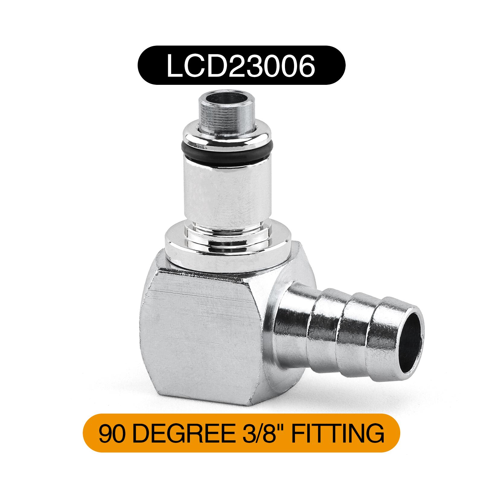 

Для Ducati 996 BMW R1200GS Triumph 1/4“ 5/16 3/8“ Різьбовий 90-градусний Швидкороз ємний З єднувач для Паливної/Газової Шланги LCD23006 Silver