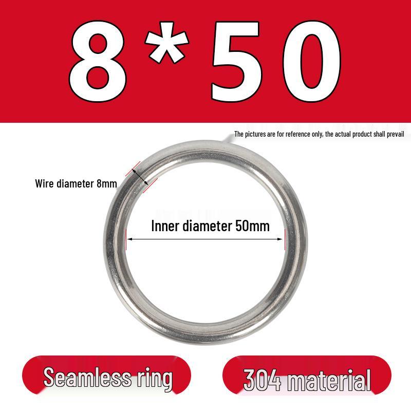 Stainless Steel Seamless O-Ring: Corrosion-Resistant Accessory for Handbags and Pet Gear