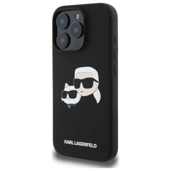 Etui do iPhone 16 Pro Karl Lagerfeld Silicone MagSafe czarne