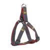 Denim-Stitched Dog Harness and Leash Set with Collar