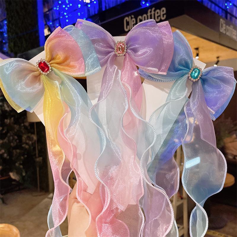 Children's Bow Streamer Hairpin For Girls
