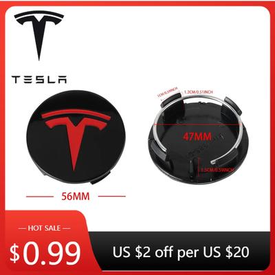 Autoaufkleber 4 Stück Auto Styling Radnabendeckel Aufkleber Abzeichen Dekoration Abdeckung Für Tesla Model 3 Y S X 2017-2023 Roadste