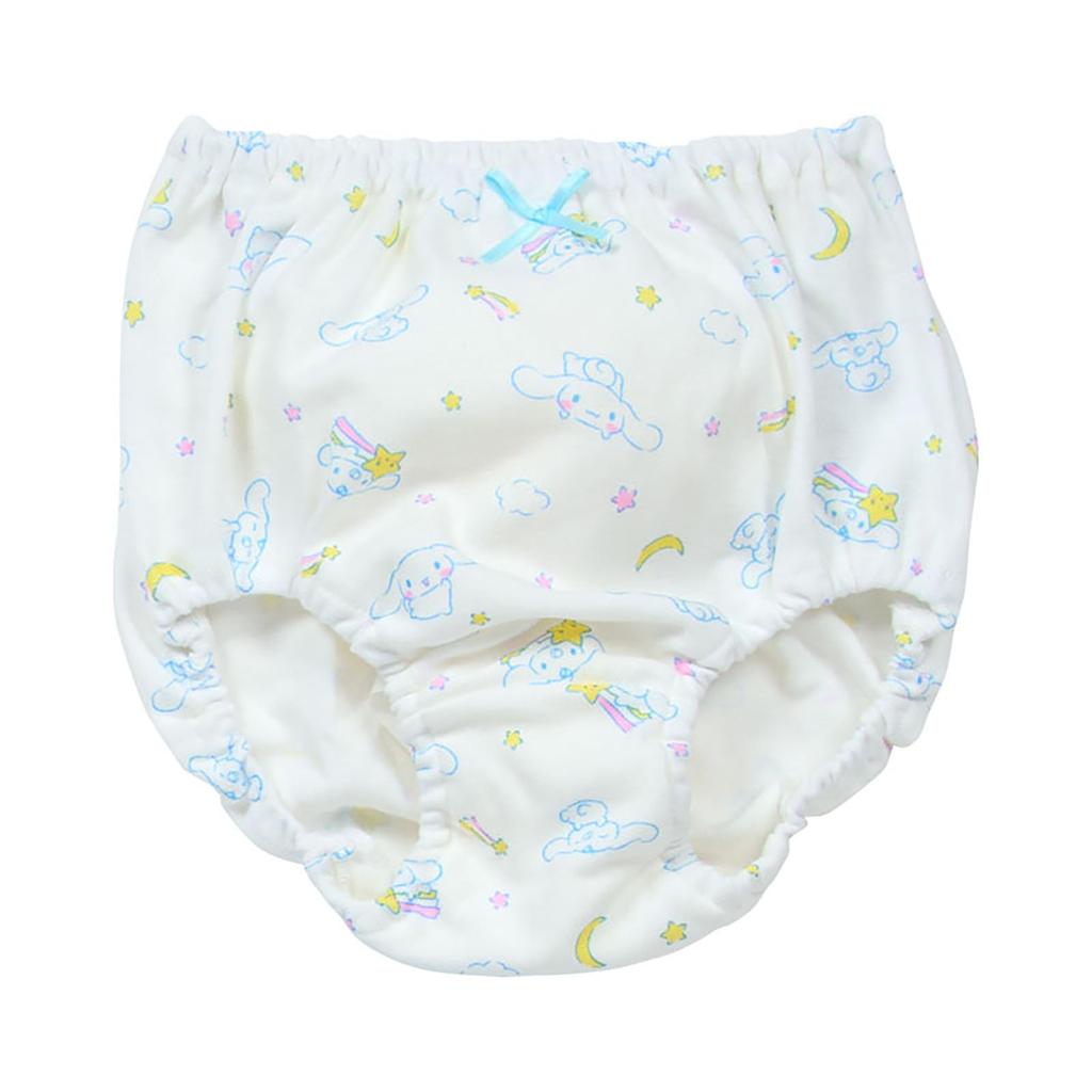 Sanrio Cinnamoroll with Name Tags Kids' Shorts, 3-Piece Set, Design, 130cm, 100% Cotton, (Product Number 154504)