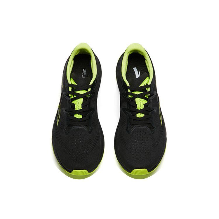Anta Asphalt Dominator 1.0 Running Series Professional Cushioning Slip Resistant Durable Low Top Running Shoes Men sneaker Black Green 112215590R-4