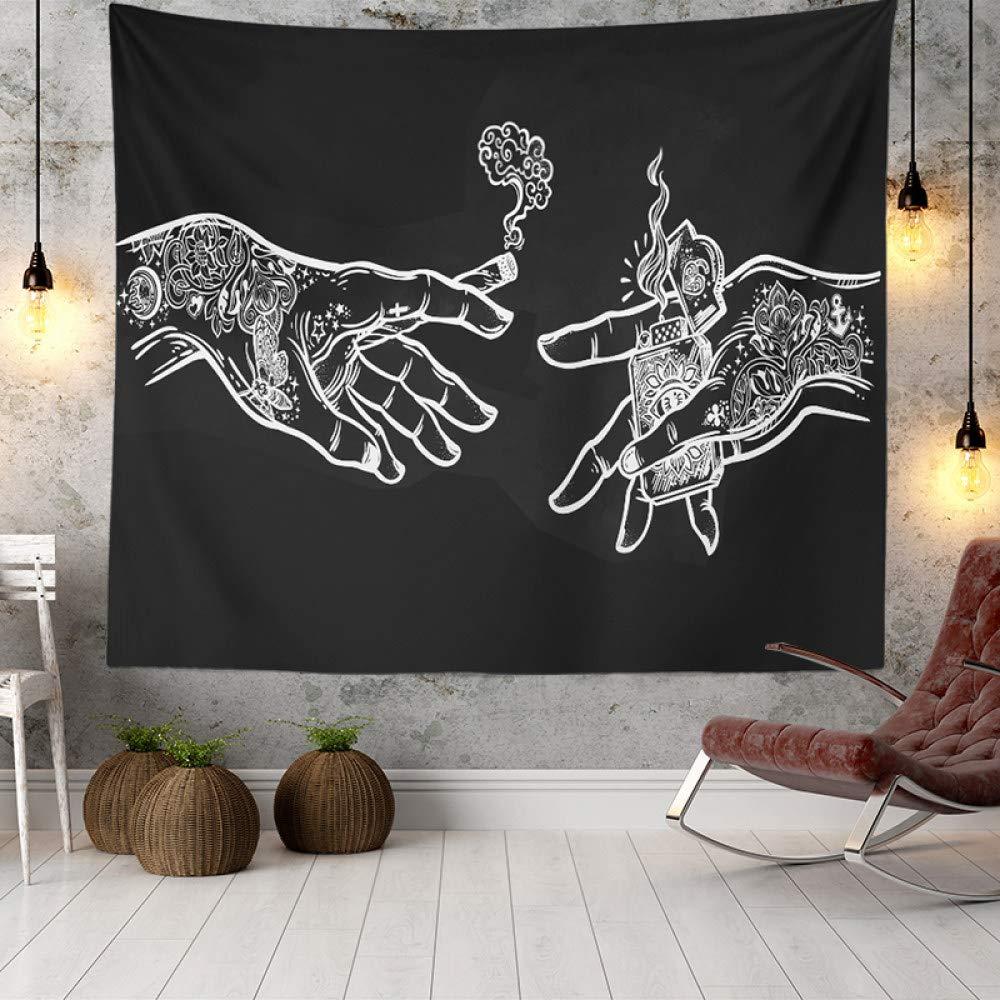 VIKAMA Cigarette Matches DoubleSided Tapestry Dark Graffiti Boys Dormitory Wall Hanging Bedroom  Living Room Decor