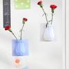 Silicone Magic Sticker Vase Reusable Decorative Vase Hot Wall-mounted Vase  Dried Flowers