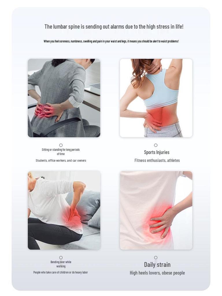 Atmungsaktiver Lendenstützgürtel bei Bandscheibenvorfall - Unisex Fitness-Taillenschutz mit Aluminiumplatte