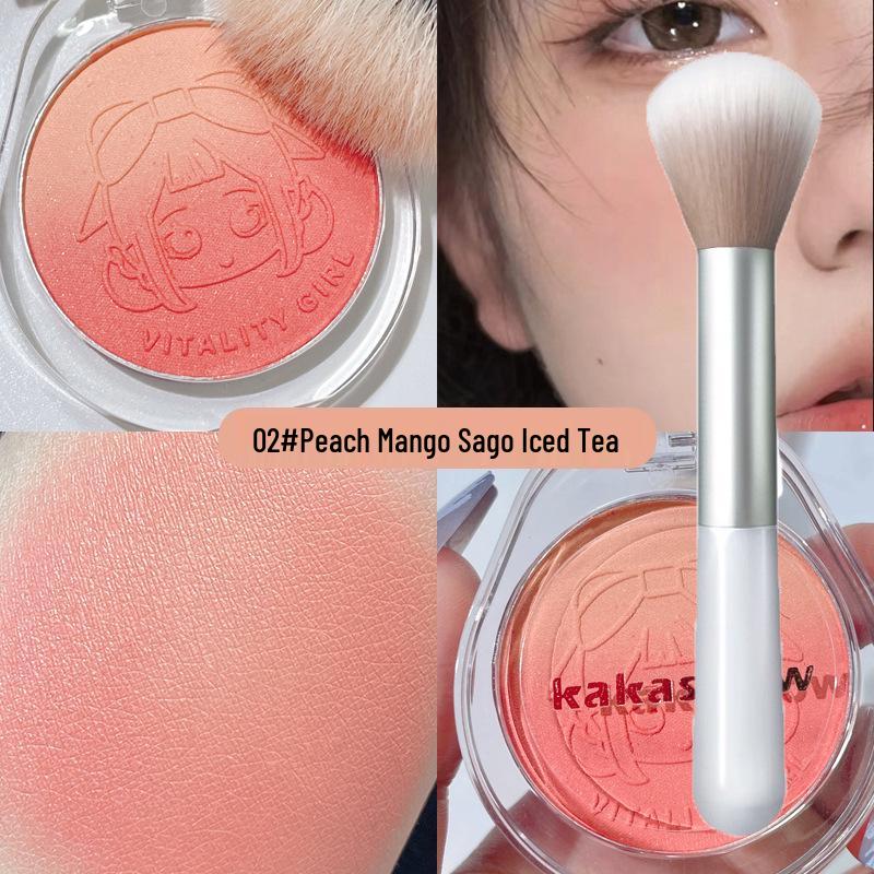 

Энергичная девушка Градиентные румяна в оттенке Персиковый молочный чай - Матовая и мерцающая формула для ежедневного осветления кожи. Идеально для студенческих вечеринок!