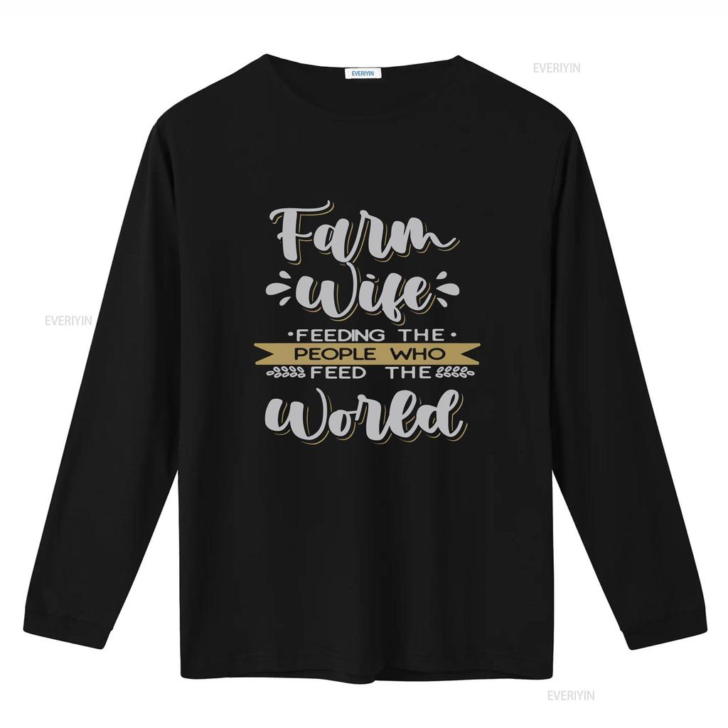 Farm Wife T Shirt Farmer Mom Feeding The People vintage Washed Stylish Casual Breathable designer clothes graphic Soft homme