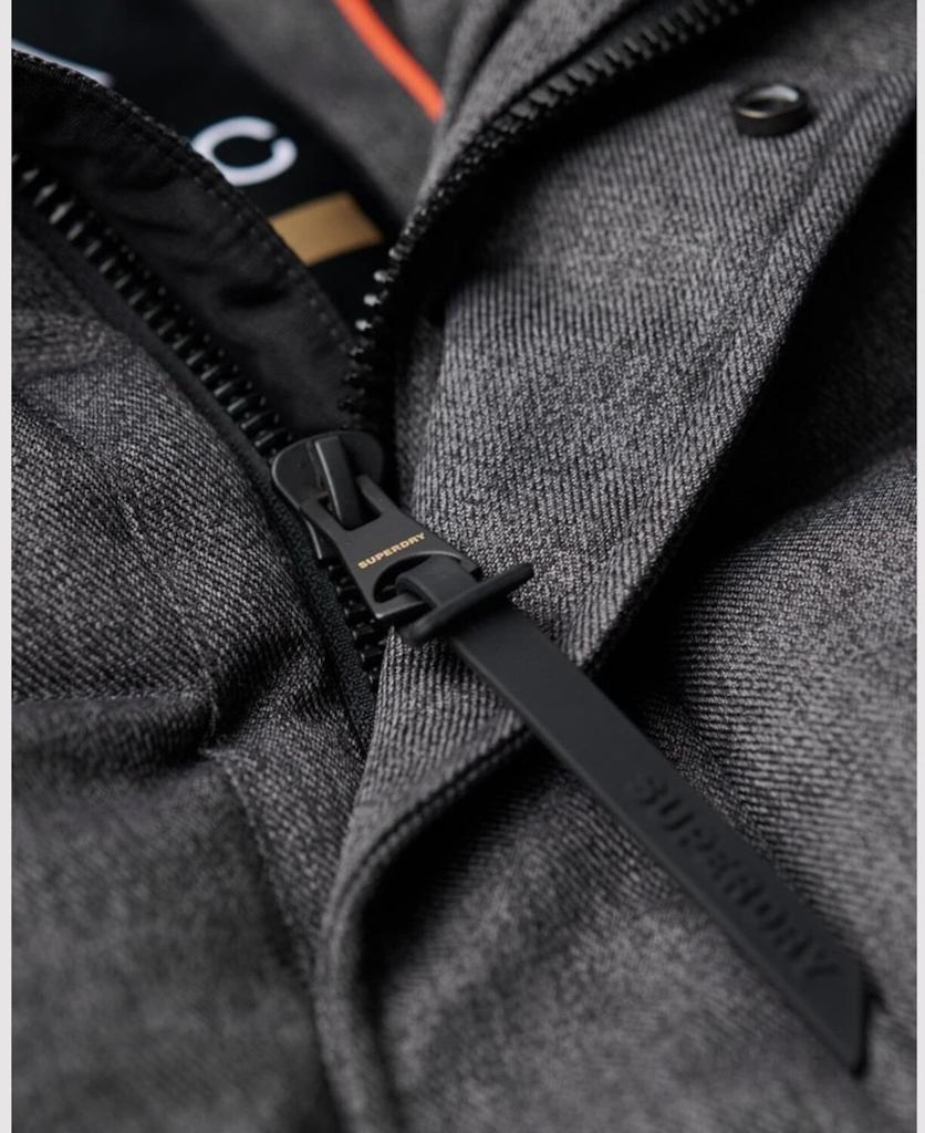 Зимняя куртка Superdry City Chevron Jacket (M5011980A) серая елочка