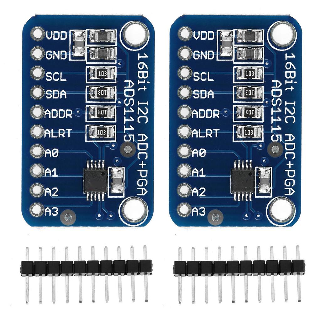 16 Bit I2C  , Analog to Digital Converter Module with Programmable Gain Amplifier, for   Controller Development Board