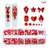 New 12 Grid Nail Drill Irregular Flat Bottomed Rhinestone AB Nail Accessory Nail Decoration