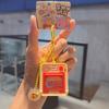 Cute UV Color Changing Keychain Interactive Mini Kitchen Toy Mini Oven Keychain  Party Favor