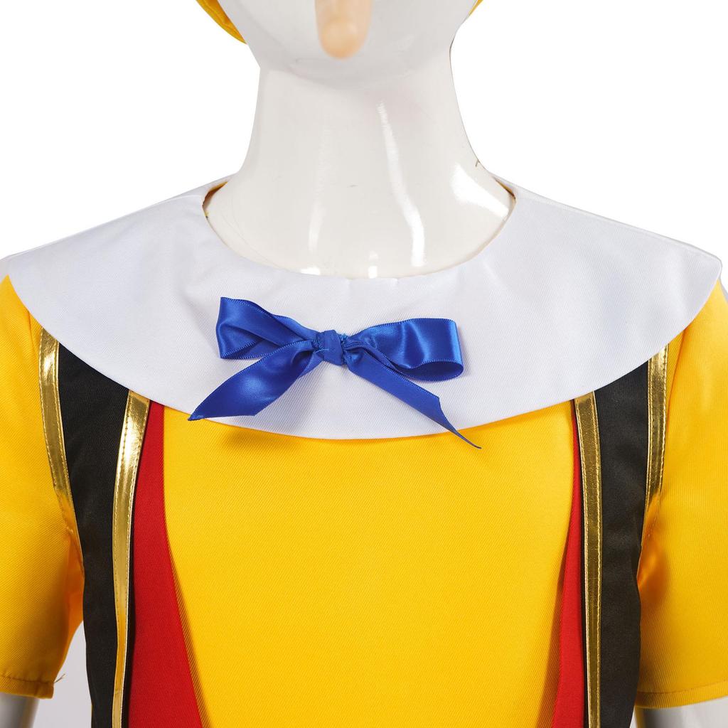Pinocchio Cosplay Costume with Long Nose for Children's Performance - Inspired by The Adventures of Pinocchio