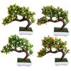 1ks umělý květináč na stromeček Bonsai Stage Garden Wedding Party Balcon Decor
