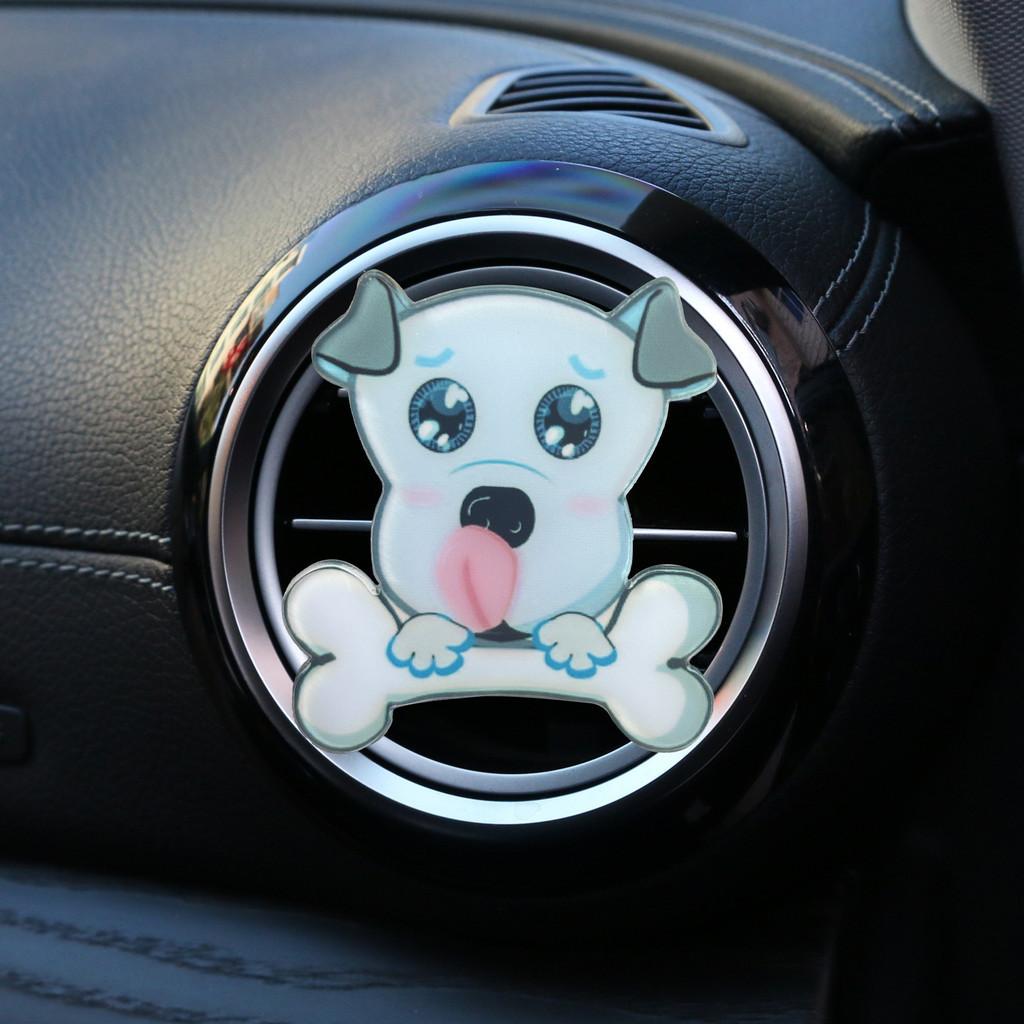 

Metal Dog Material Car Vent Air Freshener Clip Acrylic Aromatherapy Decoration StyleI