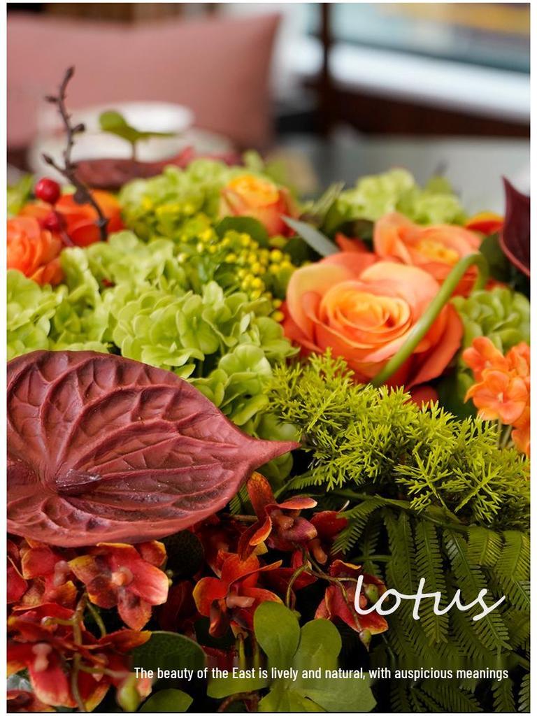 Luxury Hotel Round Table Artificial Flower Centerpiece Ornament