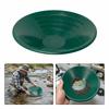 Grüne Farbe Gold Siebklassifikator 10-Zoll Goldwaschpfanne Werkzeug Mineraltrennung