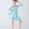 Children's Dance Costume for Professional Competition Girls' Large Swing Dress Children's Latin Training Performance