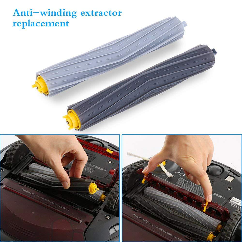 Fit For ( iRobot Romba 800, 860, 865, 866, 870, 871, 880, 885, 886, 890, 898, 900, 966, 980, 990 ) Brush Filter Part Accessory