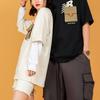 New Balance Safari Logo T-Shirt Asia Sizing 'Black' Unisex AMT12355-BK