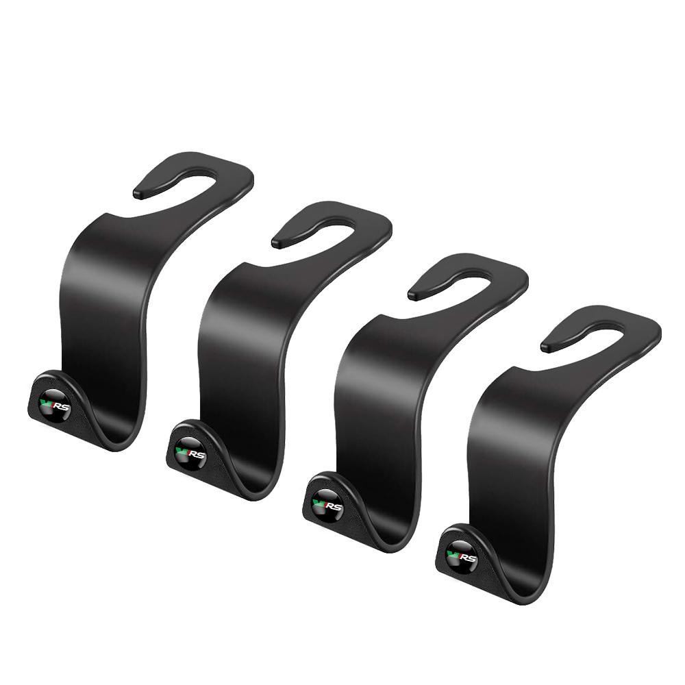 4Pcs Car Styling ABS Back Seat Storage Hook Holder Clips For Skoda Octavia A5 3 2 VRS Kodiaq Rapid Fabia Superb Scala Kamiq VII