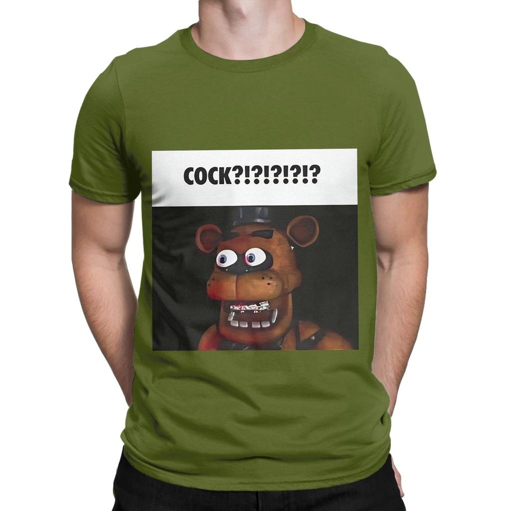 Freddy Fazbear Five Nights At Freddys Lustiges Grafik 100% Baumwolle T-Shirt FNAF T-Shirts Oberteile Für Unisex