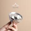 Silver-Plated Dragon Gongfu Tea Cup: Elegant Gift for Elders, Leaders, Parents - Perfect for Birthdays and Housewarmings