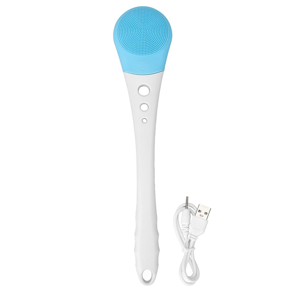 Electric Body Bath Brush Multifunctional Waterproof Shower Brush with Long Handle for Body