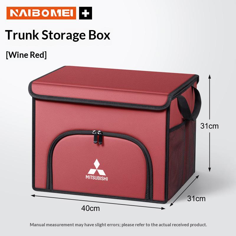 Car trunk Foldable storage box shoe storage organizing box For Mitsubishi Outlander Triton Colt Lancer EX Evolution X Pajero ASX