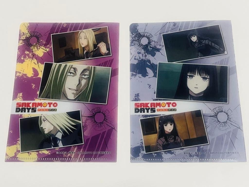 [USED] Sakamoto Days Can Badge/File/Namco Bonus Card Acrylic Stand/Kura Sushi/Kamigami Kai