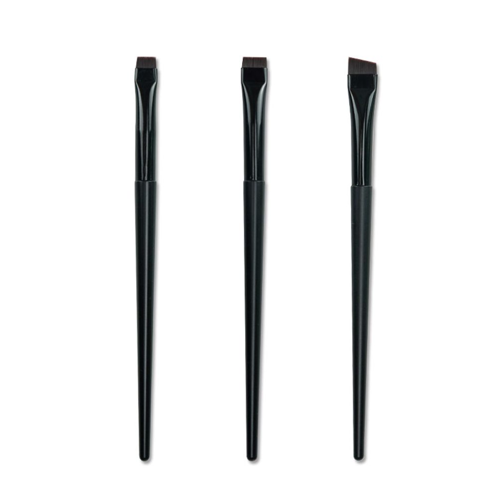 Beginners Angled Fine Eyeliner Brushes Liner Brow Brush Flat Eyebrow Brush Blade Makeup Brushes