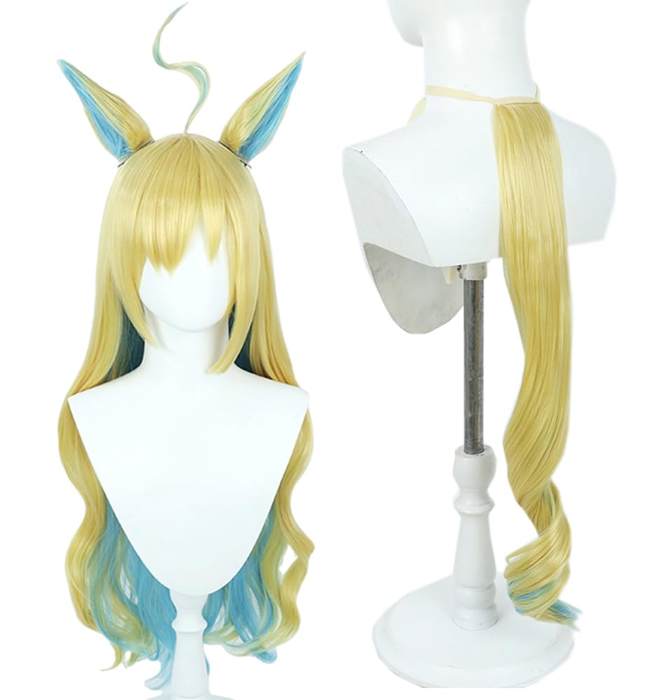 Neo Universe Cosplay Wig, Costume, Wig Accessory, Disguise, Halloween, Event, Cosplay, Photography (Body, Ears, Tail)
