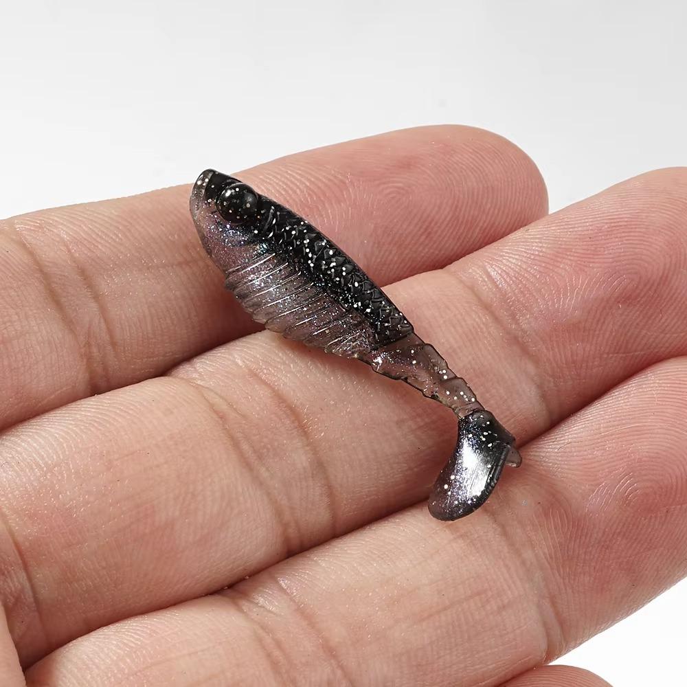 

3.6cm Fishing Soft Bait 0.8g Soft Material Rock Fishing Wobblers Artificial Design Worm Shape Perch Trout Bass Lures