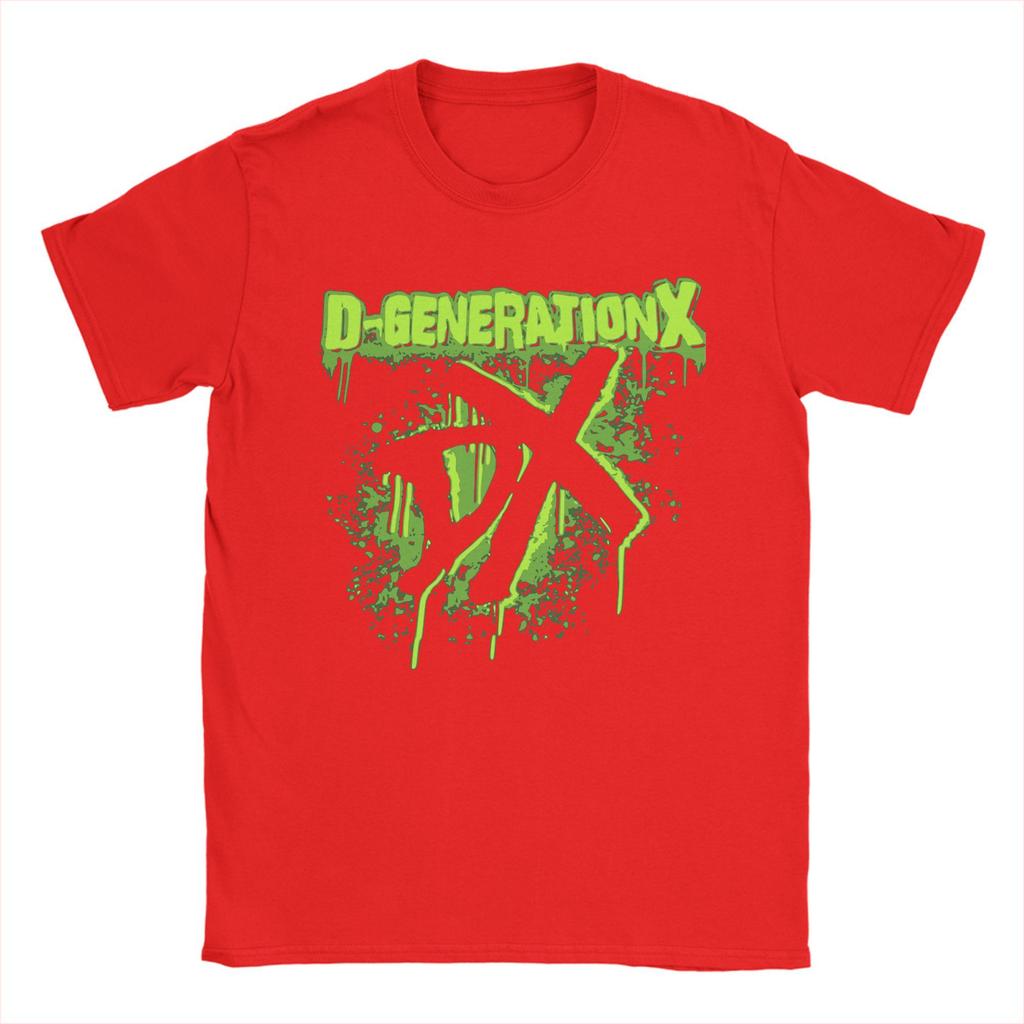 D-Generation-X Wrestling Men T Shirt Wrestler Boxer Casual Tee Shirt Short Sleeve O Neck T-Shirts Cotton Original Merch