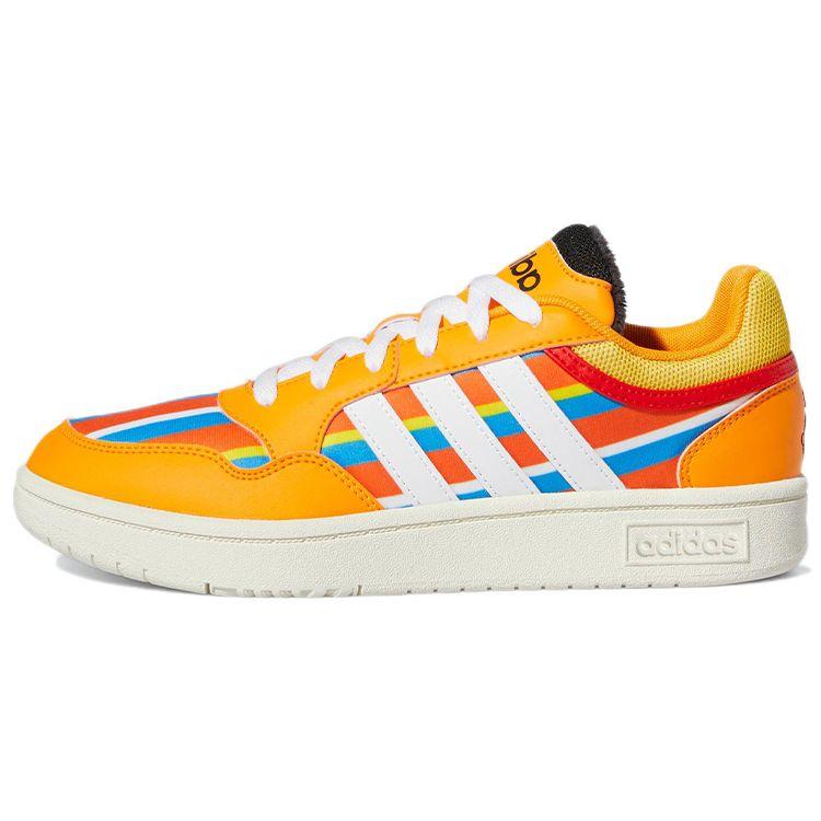 Adidas Neo Hoops 3.0 Sesame Street Collaboration Casual Low-Top Sneakers Unisex Sneakers Orange GX3703