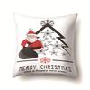 European and American Christmas Santa Claus Christmas Tree Creative Polyester Pillow Case Fashion Home Pillow Case