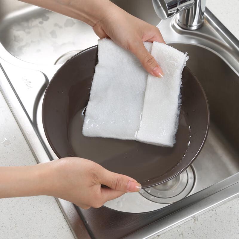 Meiliya Bamboo Fiber Kitchen Dishcloths (3-Pack)