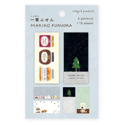 Cozyca Products Hoshikuma Miniature Sticky Notes - Japanese Stationery