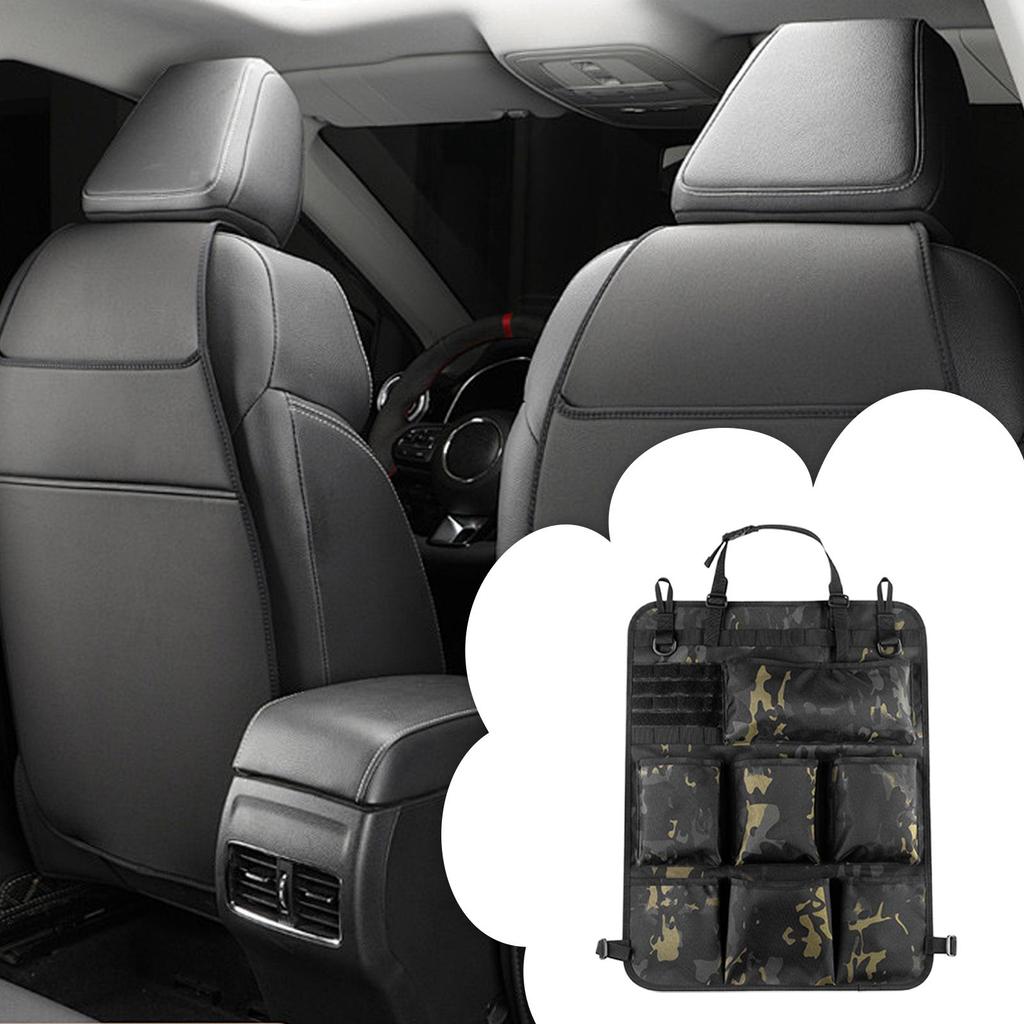 Rücksitz Auto Organizer Sitzrücken Organizer 900D Oxford Schmutzfänger Mit 8 Taschen Für Fahrzeugorganisation Passagierkomfort