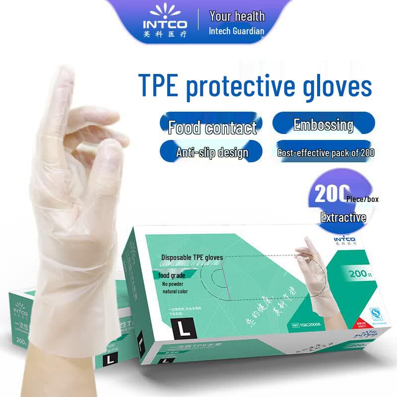 Inco Medical Disposable TPE Gloves Large (L)
