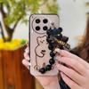 Soft Case Black Pearl Pendant Phone Case For Tecno Camon30/4G/5G/CL6/CL7 Silicone Dirt-resistant Protective Case Cartoon