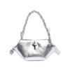 Large Capacity Shoulder Bag for Women Fashion Solid PU Bag Delicate Handle